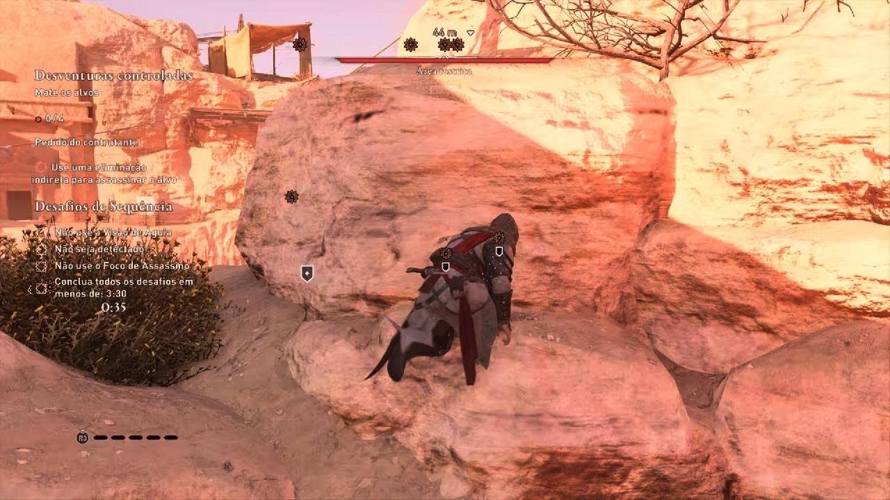 Assassin's Creed Mirage Sequ&ecirc;ncia do Animus Desventura Controladas
