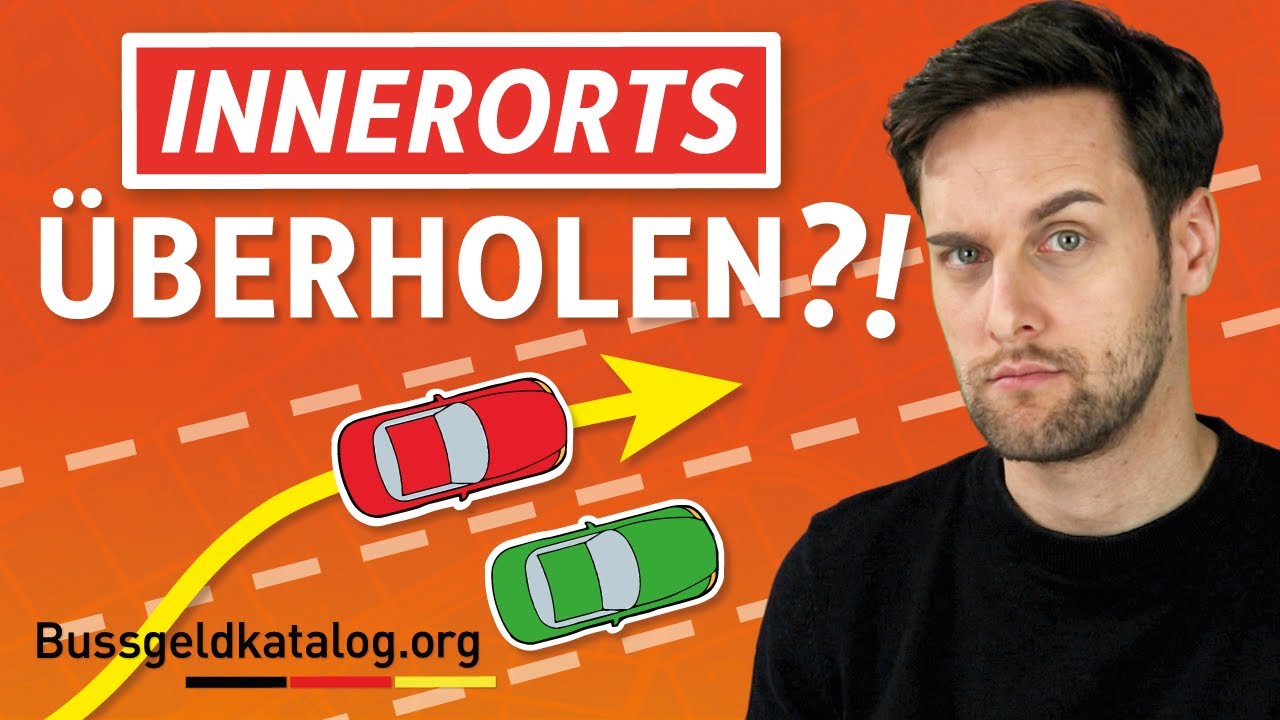Innerorts überholen: 🚘 In diesen 4 Situationen ist das sogar von rechts erlaubt!