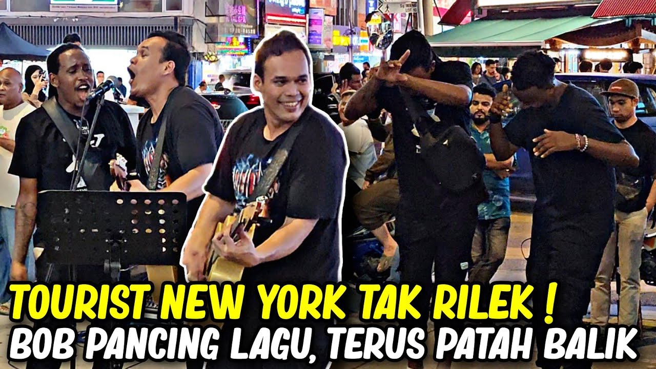 Tourist dari New York berlari masuk balik bila dengar Bob sambung main lagu Englishman In New York
