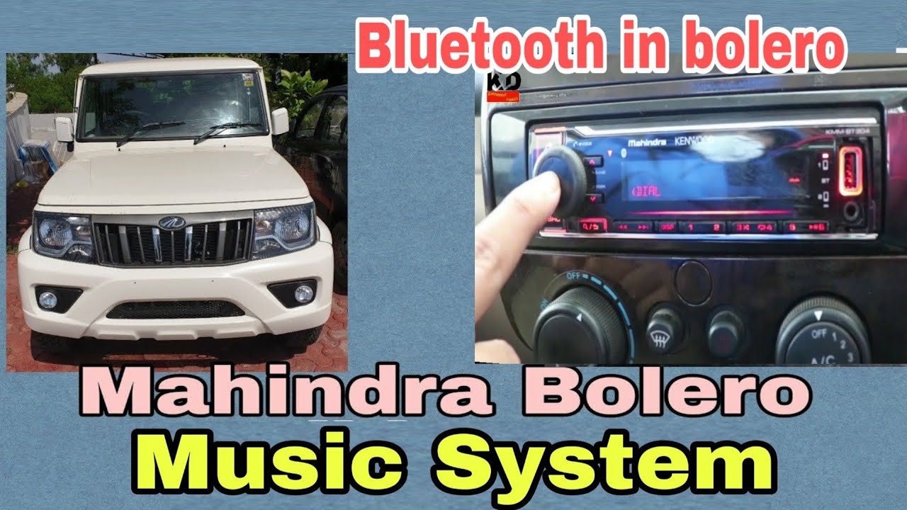 2021 Mahindra Bolero B6O infotainment System explained | Bolero music System with Bluetooth