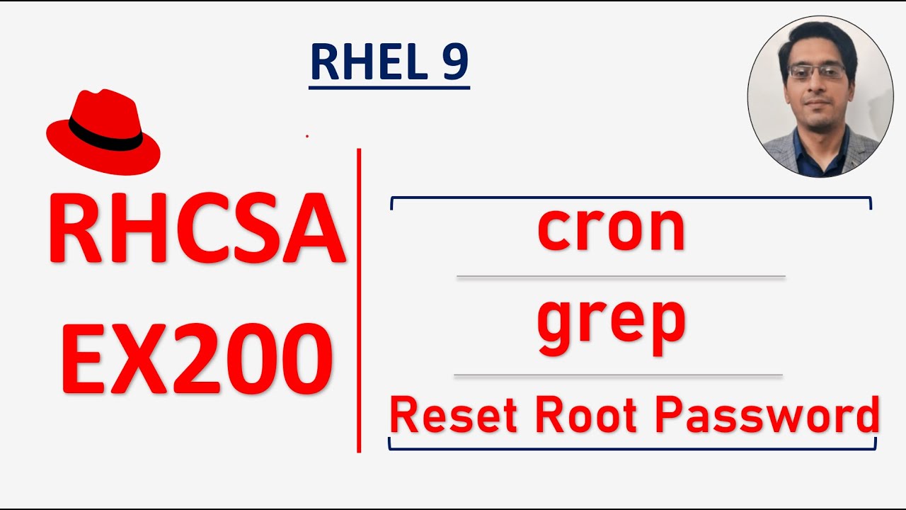 RHCSA Exam Questions || cron || grep || Reset Root Password || passwd || RHEL 9