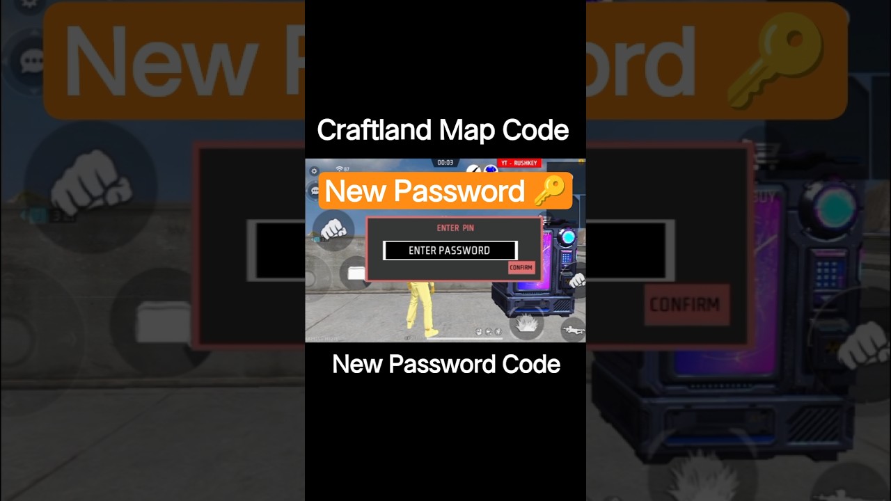Hn Shri craftland map new password #shorts #viral #freefireindia