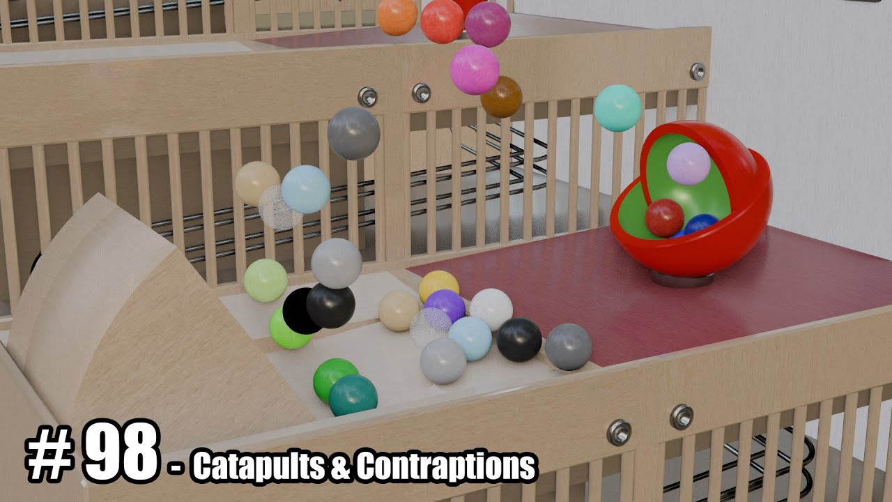 Catapults & Contraptions - 3D Marble Race