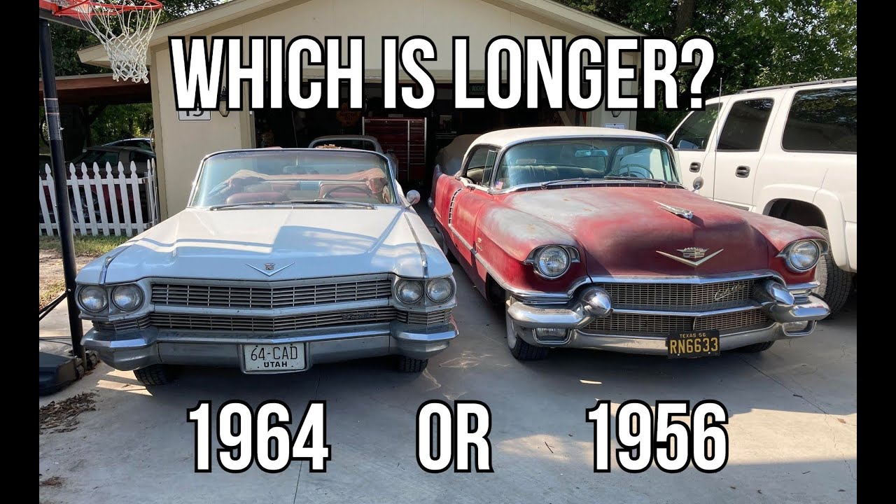 Кабриолет Cadillac 1964 года получил тормоза и тест-драйв на 20-летних шинах! Какой Cadillac длин...