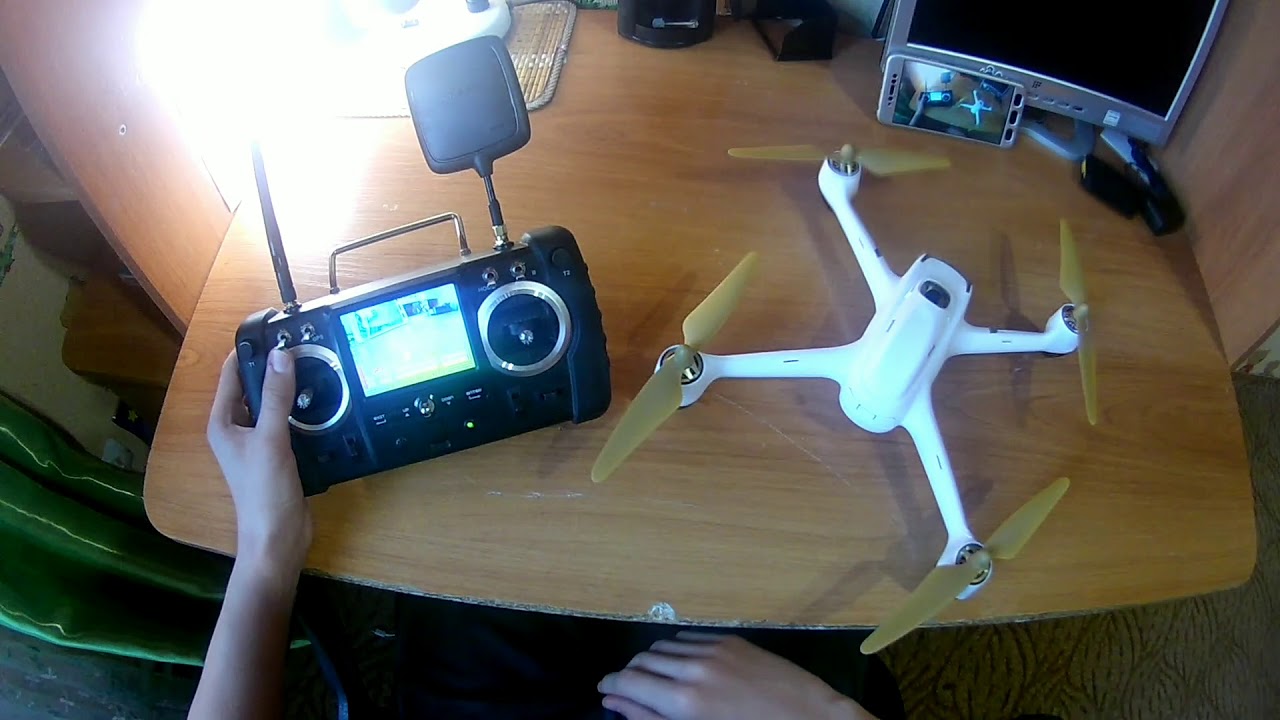 Настройка пульта и квадрокоптера hubsan h501s Pro