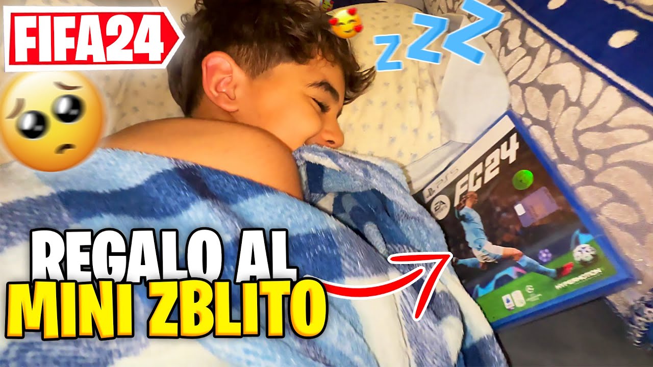 REGALO FIFA 24 AL MINI ZBLITO DOPO AVERLO FATTO PIANGERE 🥺🎁
