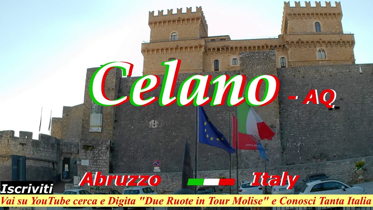 CELANO IN TOUR 4K - AQ - Abruzzo❤️ Italy, da "Due Ruote in Tour Molise"