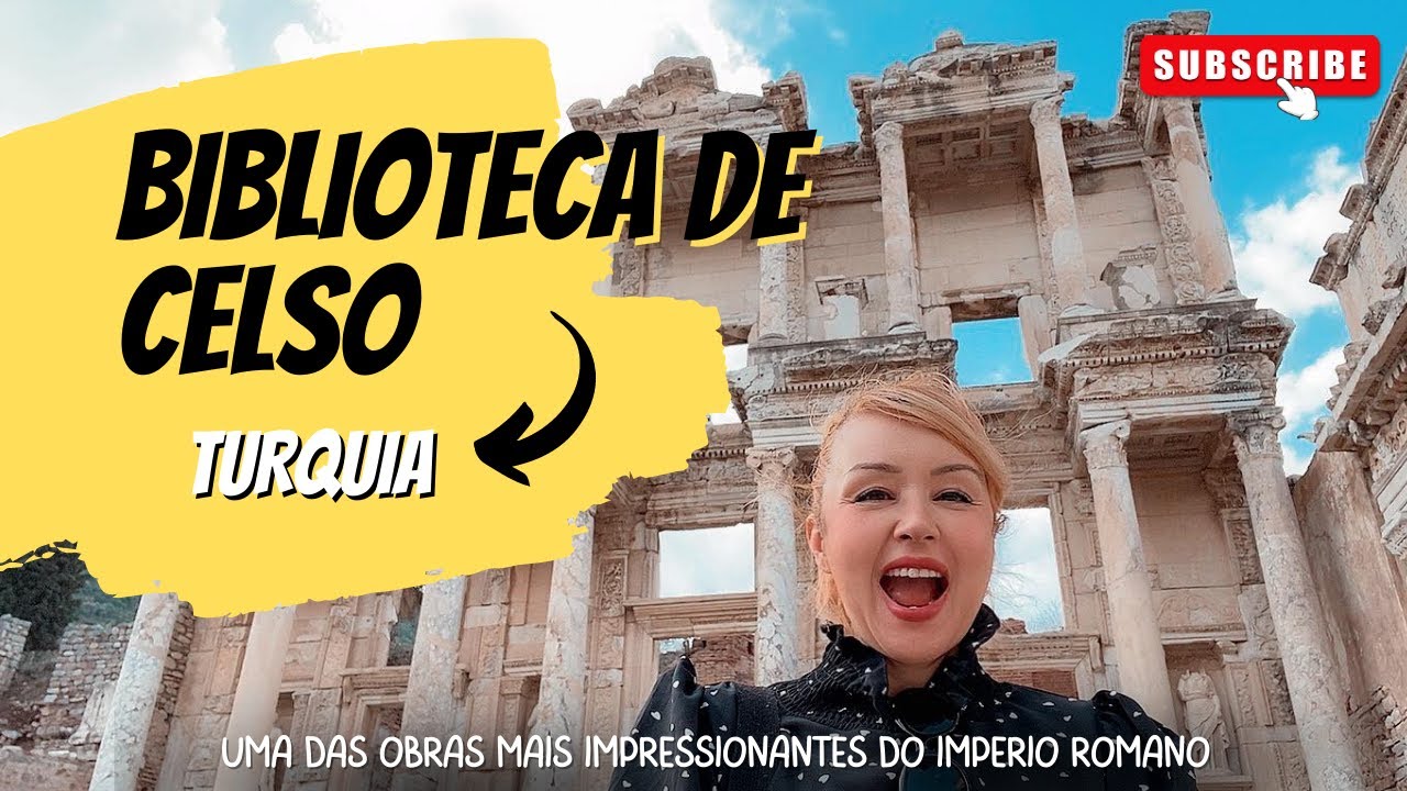 A maravilhosa Biblioteca de Celso, na Turquia!