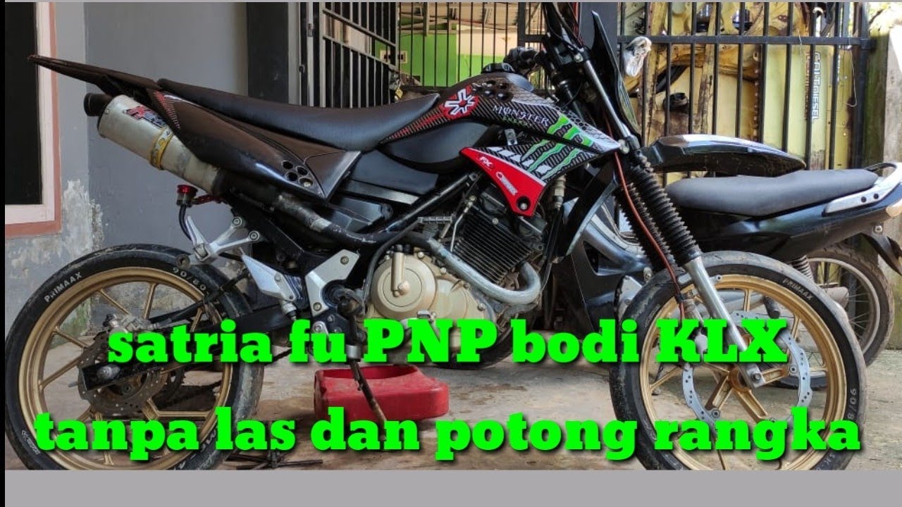 modif satria fu custom bodi klx tanpa rubah rangka