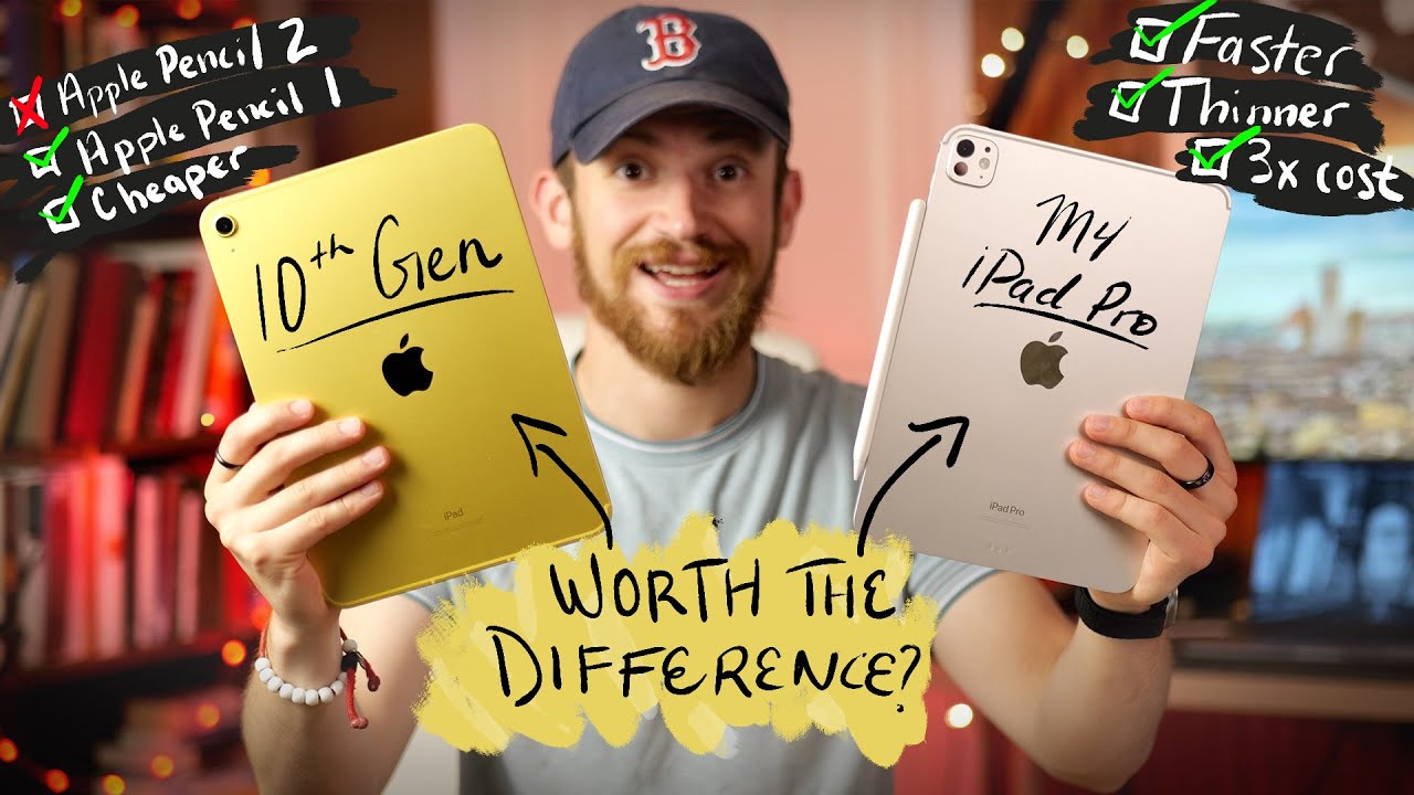 M4 iPad Pro против iPad 10-го поколения: обзор студента!