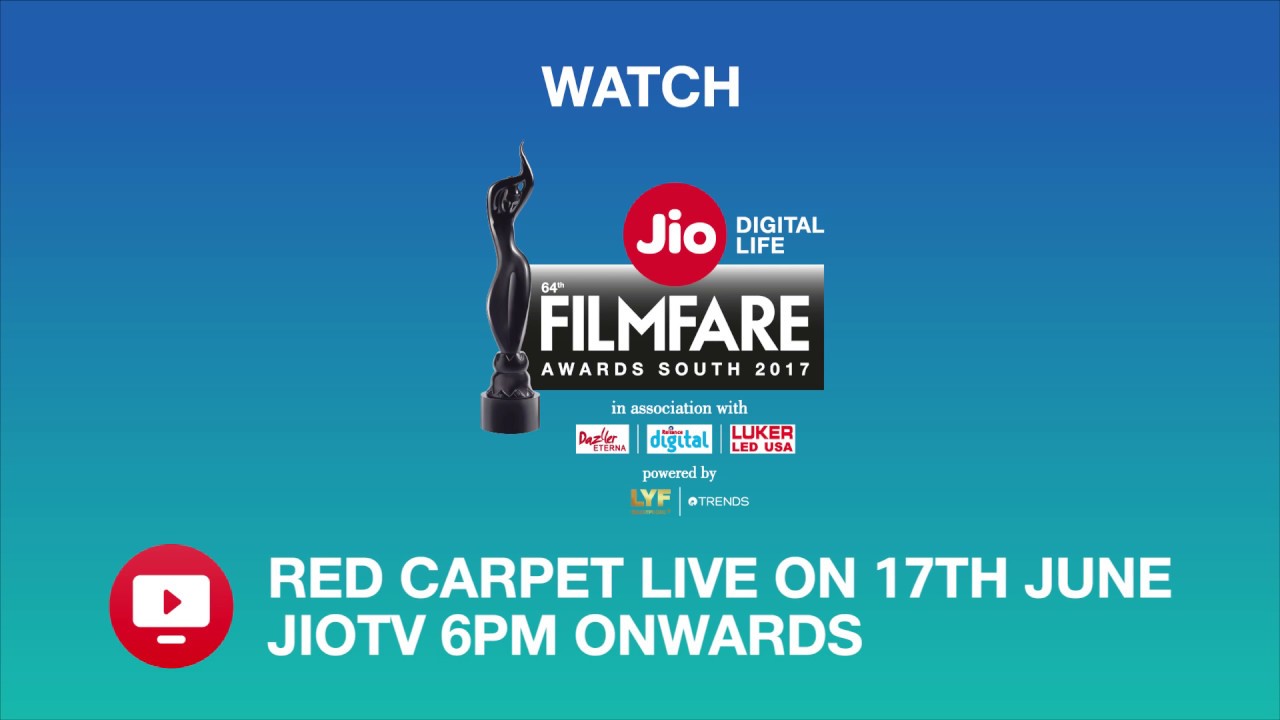 Jio Filmfare South 2017