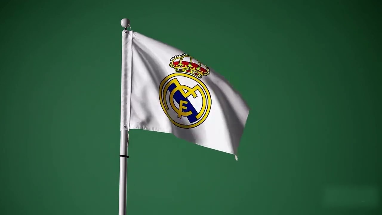 Real Madrid Flag – Animated Green Screen VFX Effect