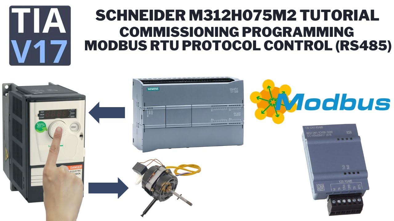 Учебное пособие по Modbus RTU от Schneider ATV312 до S7 1200