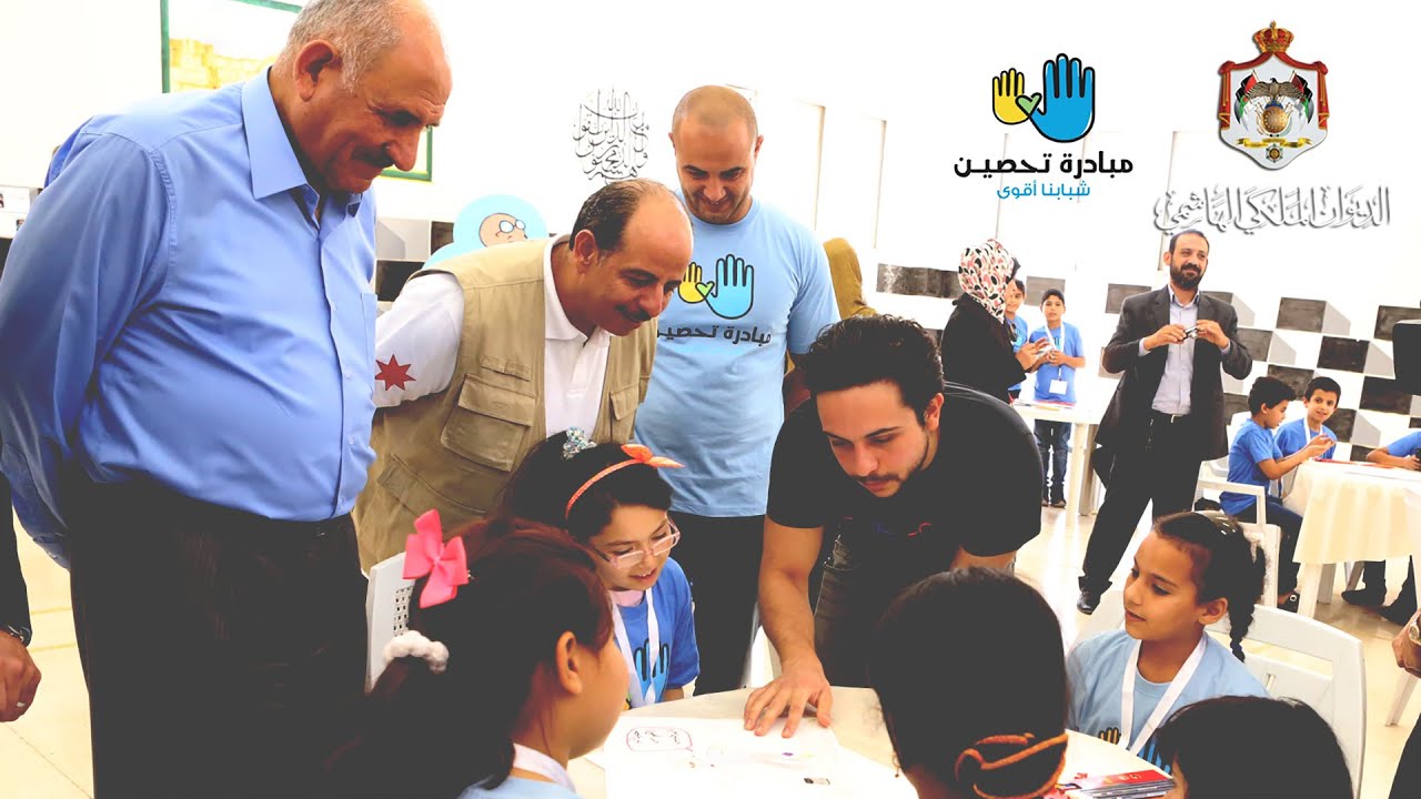 مشاركة سمو ولي العهد مجموعة من الشباب والأطفال ضمن #مبادرة_تحصين | RHCJO