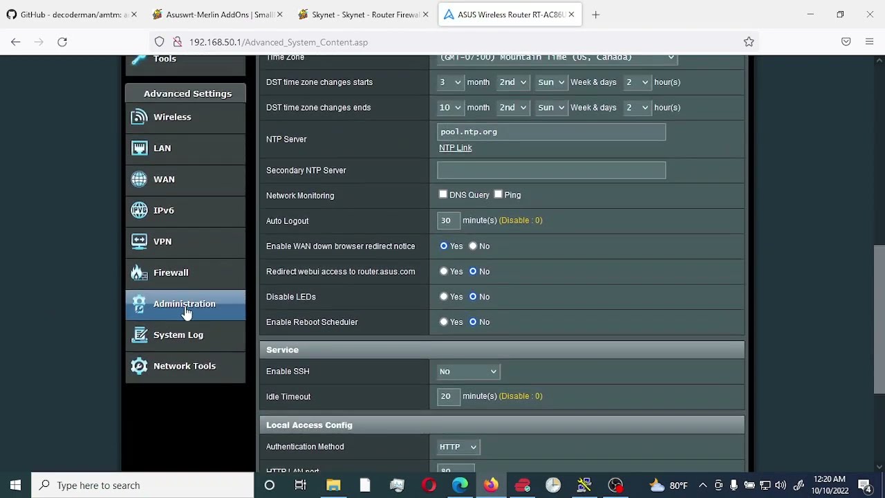 How to Secure ASUS RT-AC86U Router & Network with AiProtect, Firewall and SkyNet on Merlin Router
