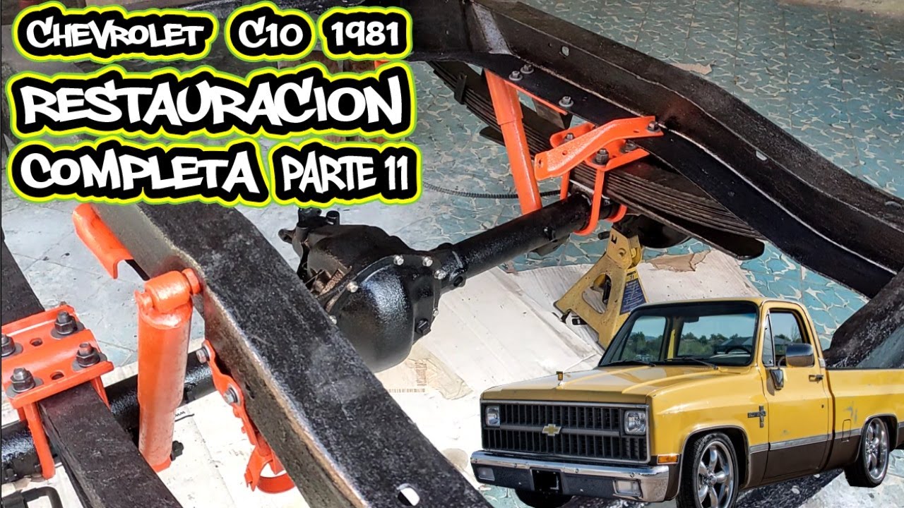 🔥RESTAURACION COMPLETA PICK UP CHEVROLET C10 1981🔥INSTALANDO EL DIFERENCIAL🔥