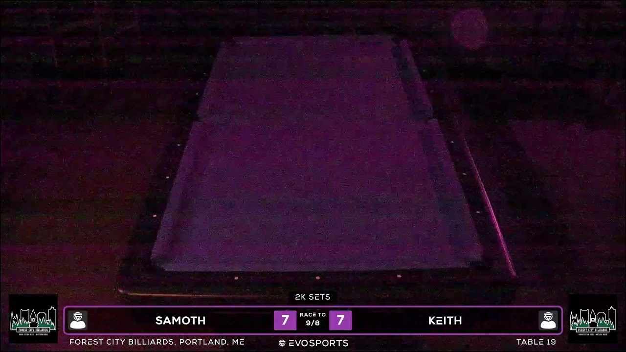 SAMOTH vs KEITH - FOREST CITY BILLIARDS - TABLE 19 | EvoSports