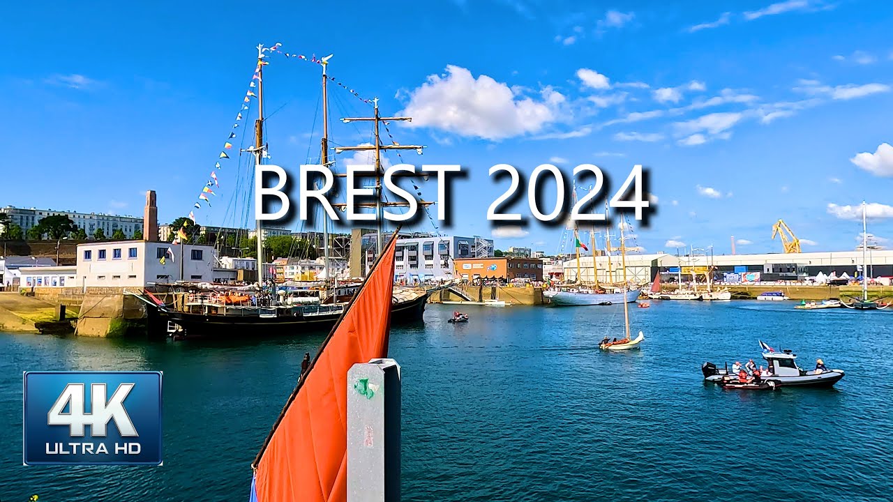 [4K]🛥️Brest 2024. Festival Walking Tour Part 2 | HDR 60fps