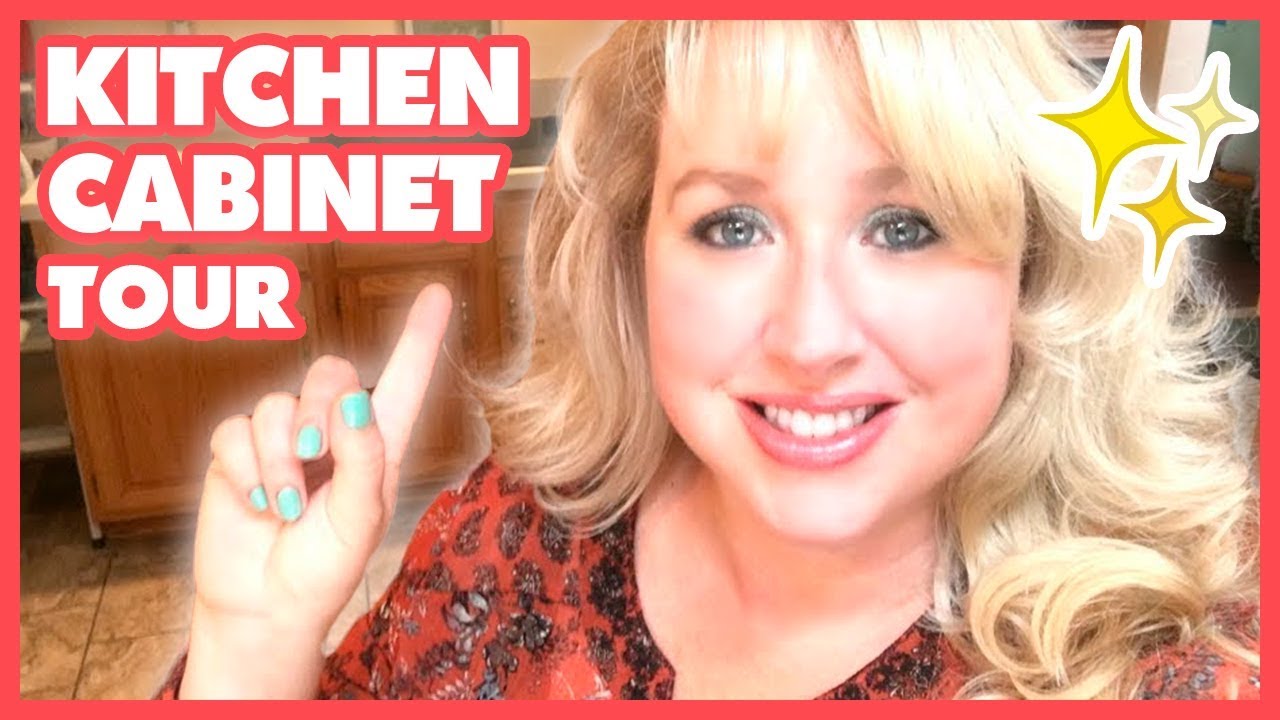 KITCHEN CABINET TOUR (Including My Homeschool Storage Cabinets!)