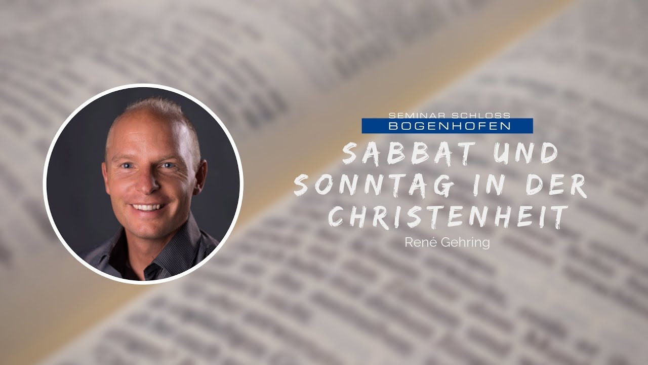René Gehring: Sabbat und Sonntag in der Christenheit | 19.01.2019