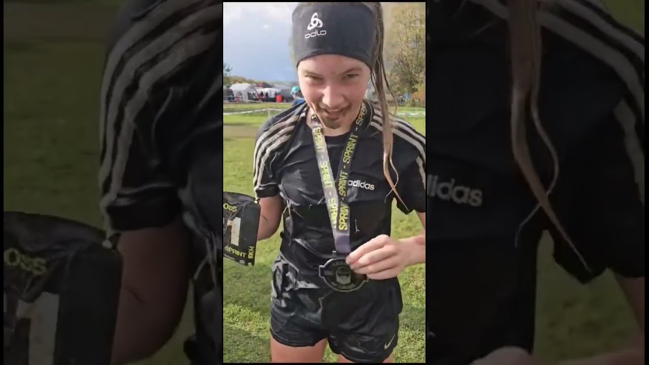 10km Crosslauf! Der Vlog kommt die Tage!🤓🏃&zwj;♀️hatte meine Go Pro mit ! #laufen #run #runner #sport