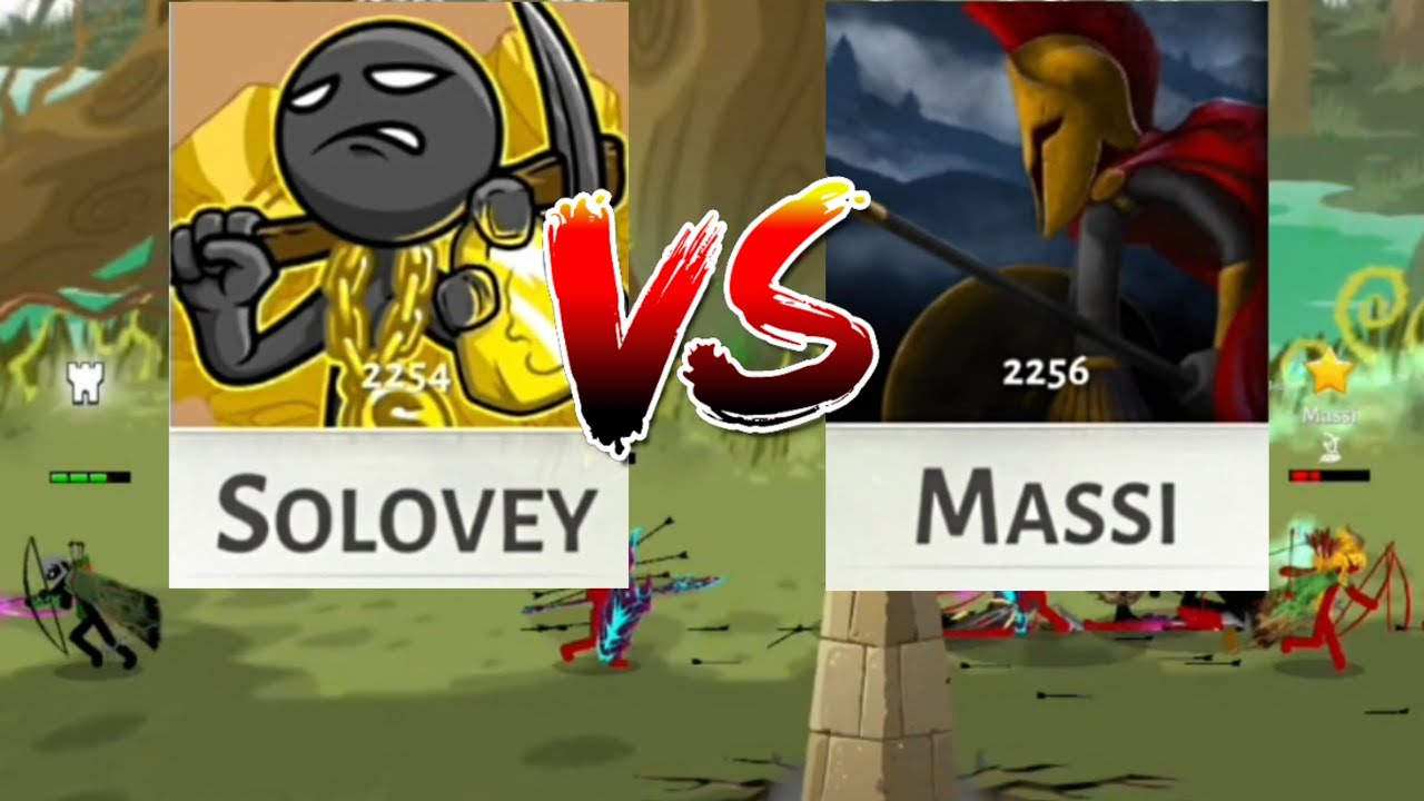Solovey vs Massi | High Rank match | Stick War 3