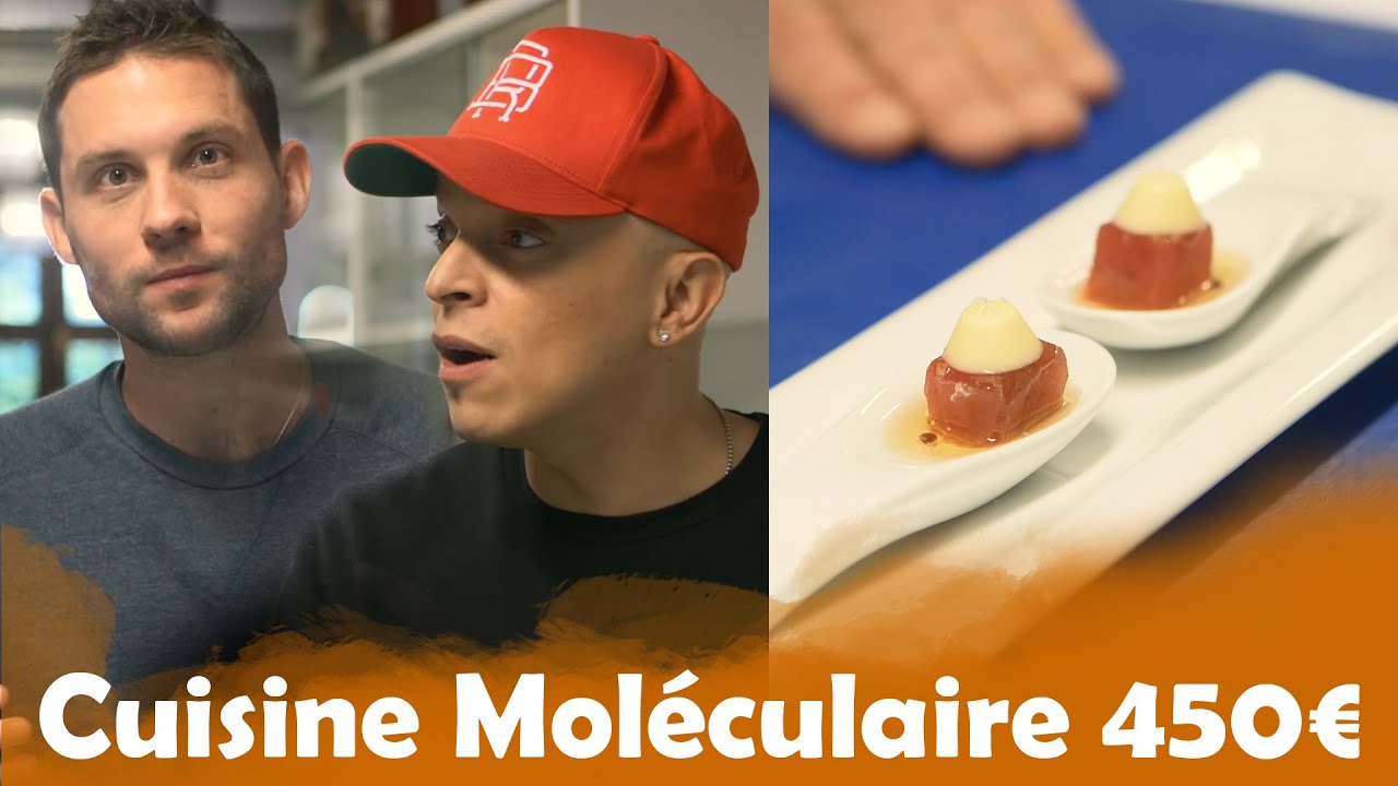 Cuisine mol&eacute;culaire &agrave; 1&euro; VS 450&euro; avec RACHID BADOURI en Suisse!