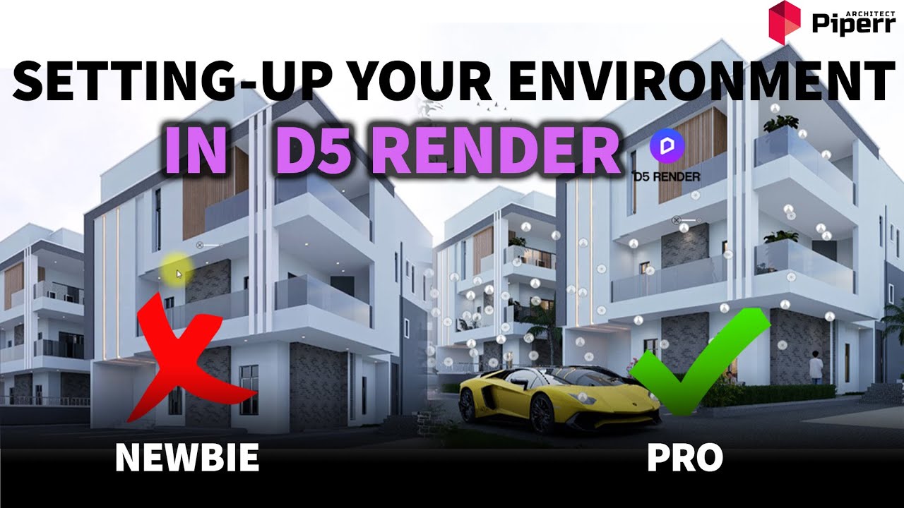 SETTING-UP YOUR ENVIRONMENT IN D5 RENDER/COMPOSITION IN D5 RENDER #d5render