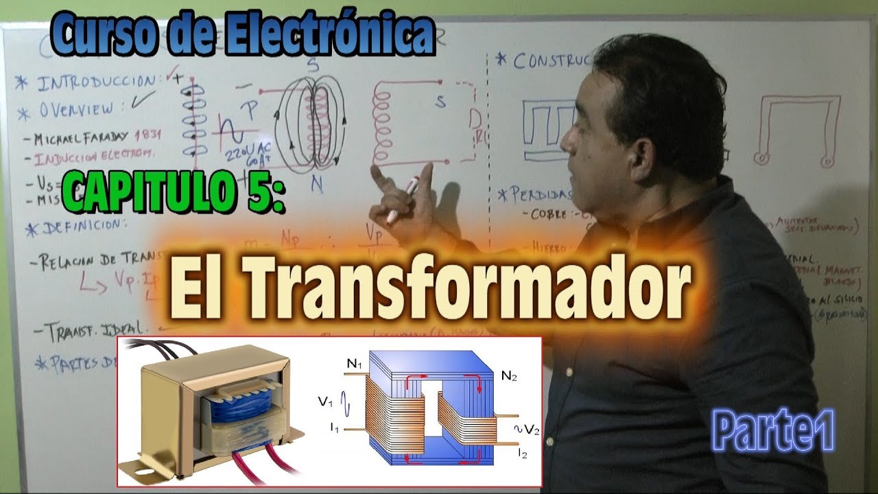 Aprendamos Electronica Juntos - Cap 5   El Transformador - Teoria - Principios Basicos - Parte 1