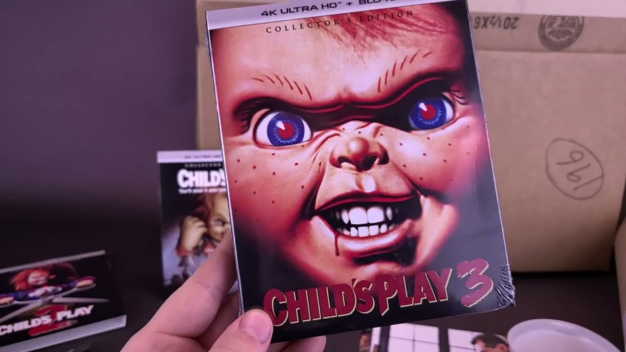 Scream Factory Child's Play 1-3 + 5 Posters + 2 Slipcovers Unboxing! @TheReviewSpot