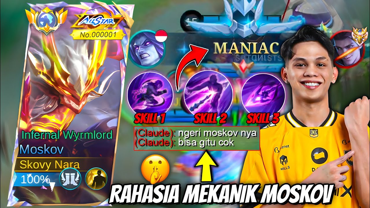 TIPS CARA MAIN MOSKOV SEPERTI PRO PLAYER DIRANK IMMORTAL! MEKANIK & MAKRO GLOBAL MOSKOV ~ MLBB