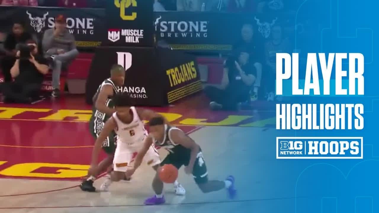 Jeremy Fears Highlights vs. USC | Michigan State Basketball | 02/01/2025