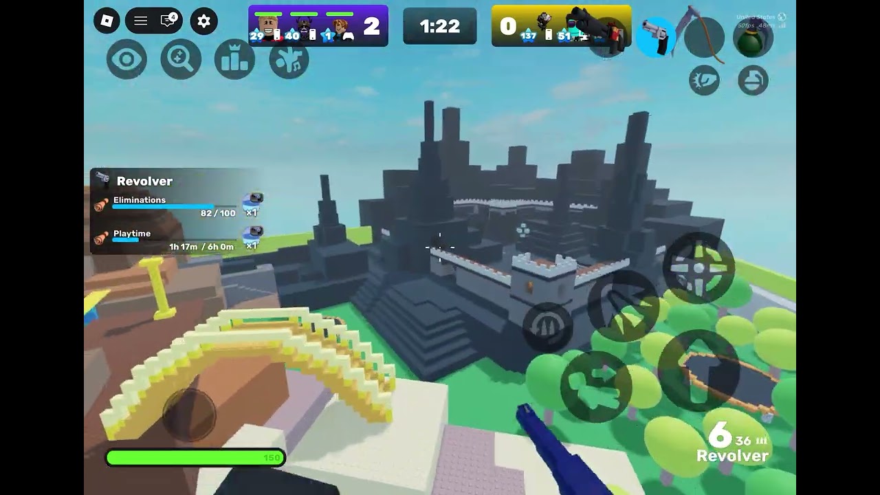 Playing with my friends