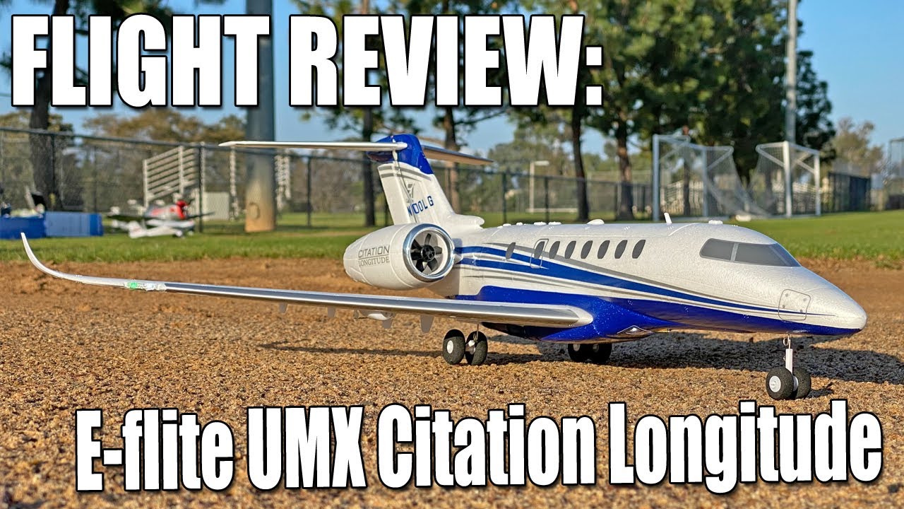 From the Field -- E-flite UMX Citation Longitude twin 30mm EDF Flight Review