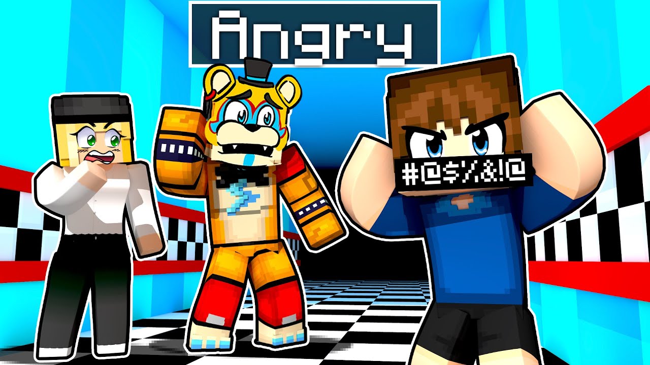 Gregory is ANGRY?! in Minecraft Security Breach