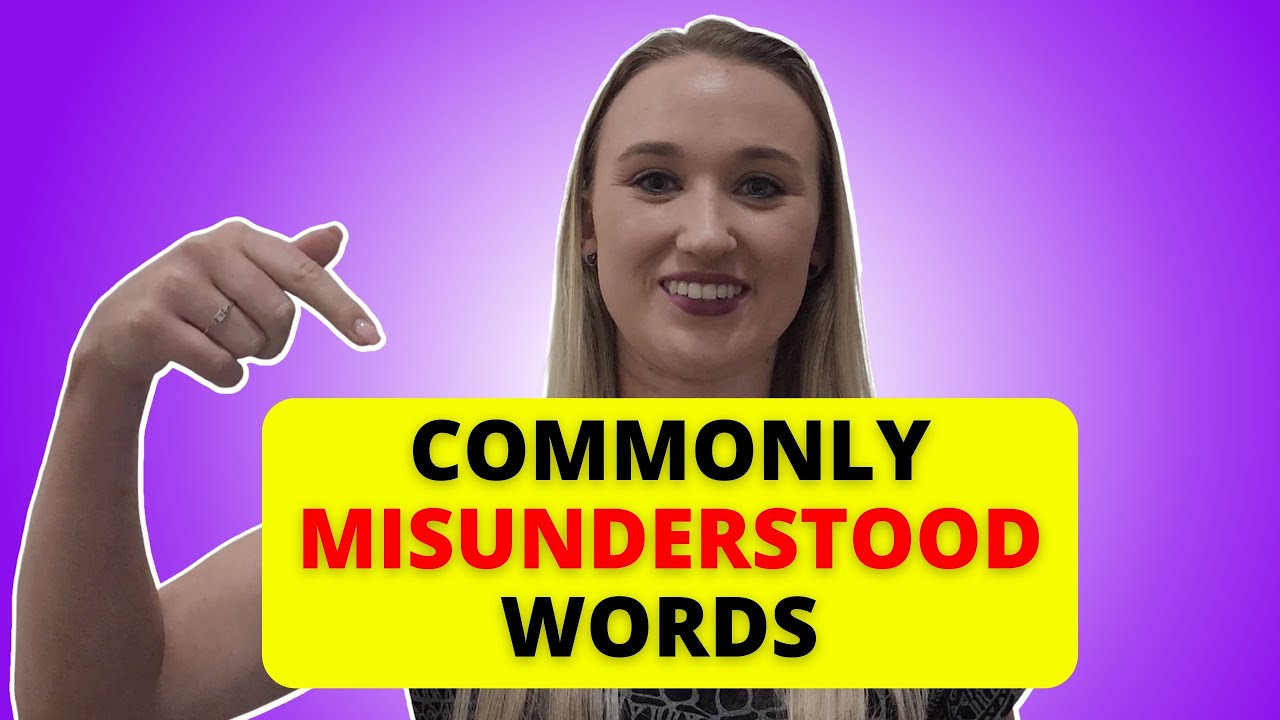 Commonly Misunderstood Words | Part 1 | Learn English Online | English Teacher