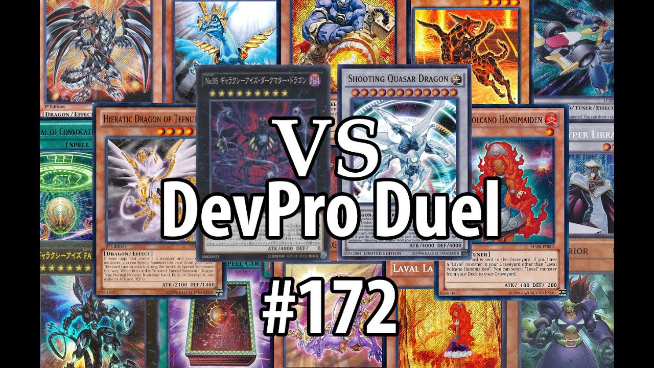 Yu-Gi-Oh! DevPro Duel #172 - Cross banlist - Quasar Lavals vs. Dark Matter Hieratics