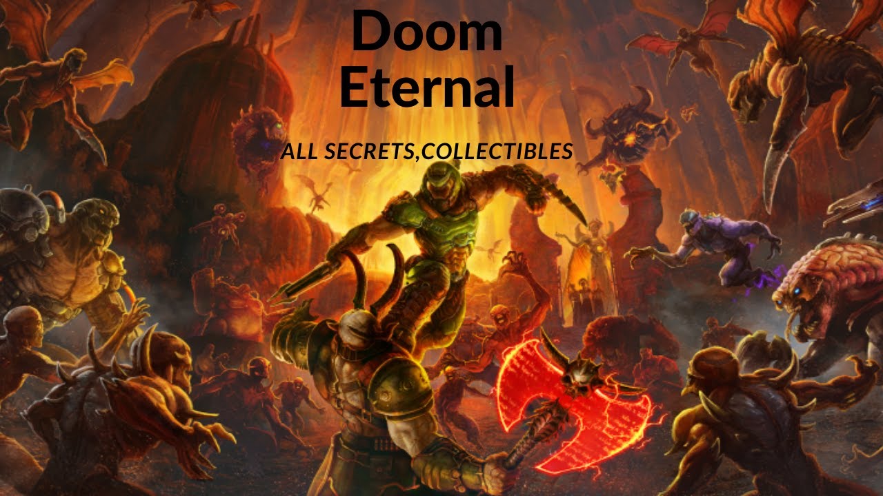 Doom Eternal - Mission 1- All Secrets, Collectibles, Cheat Codes