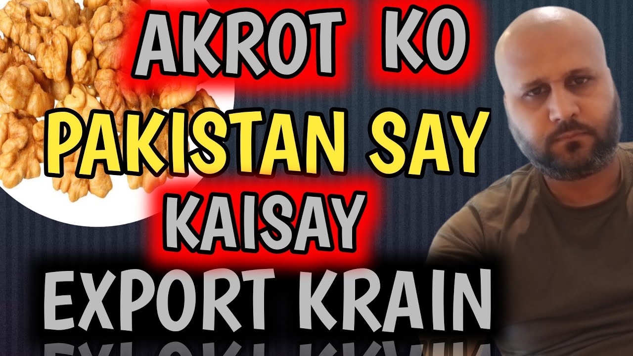 Pakistan say walnut ko kaisay export Krain || Akhrot export kaisay krain || Business Idea