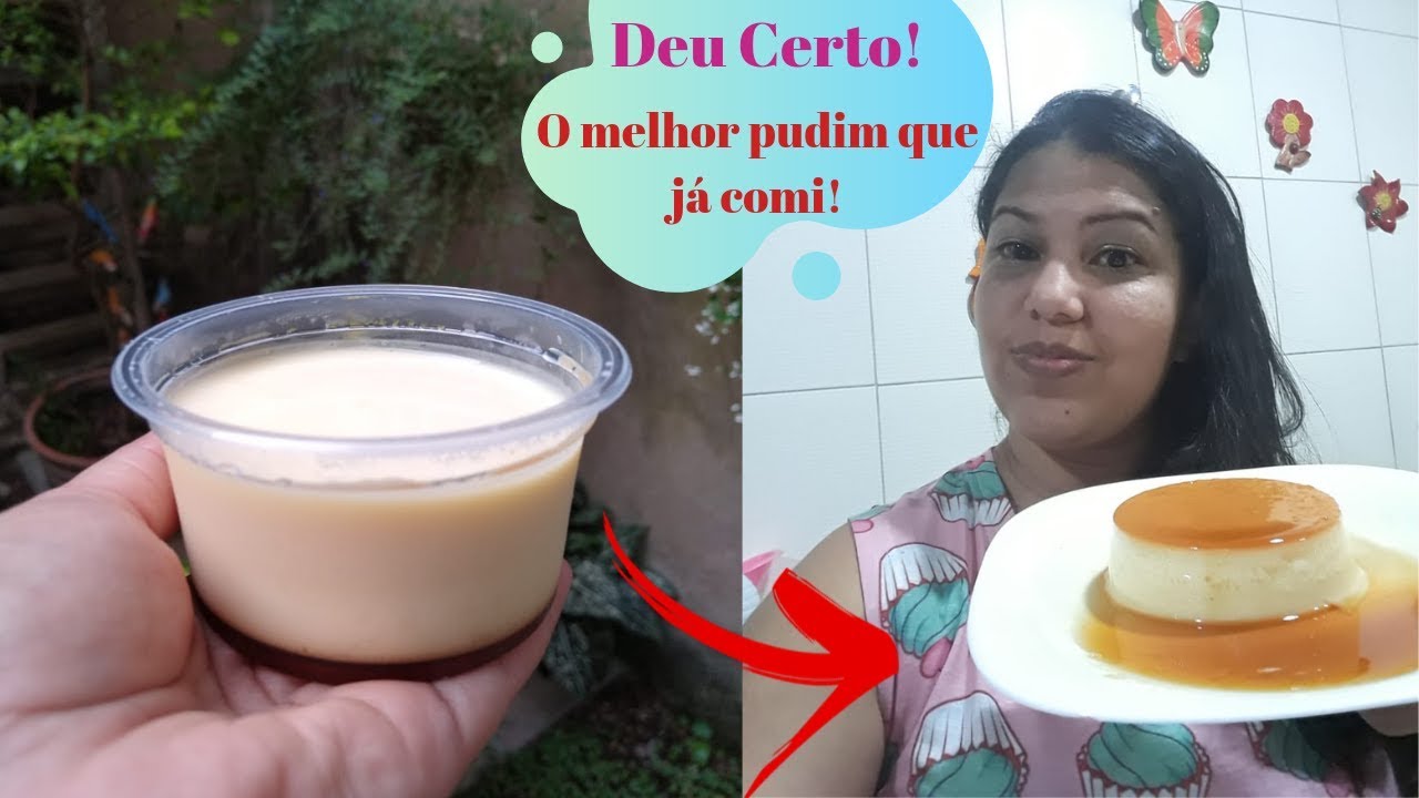 COMO FAZER PUDIM NO POTE | MINHA METADE DOCE