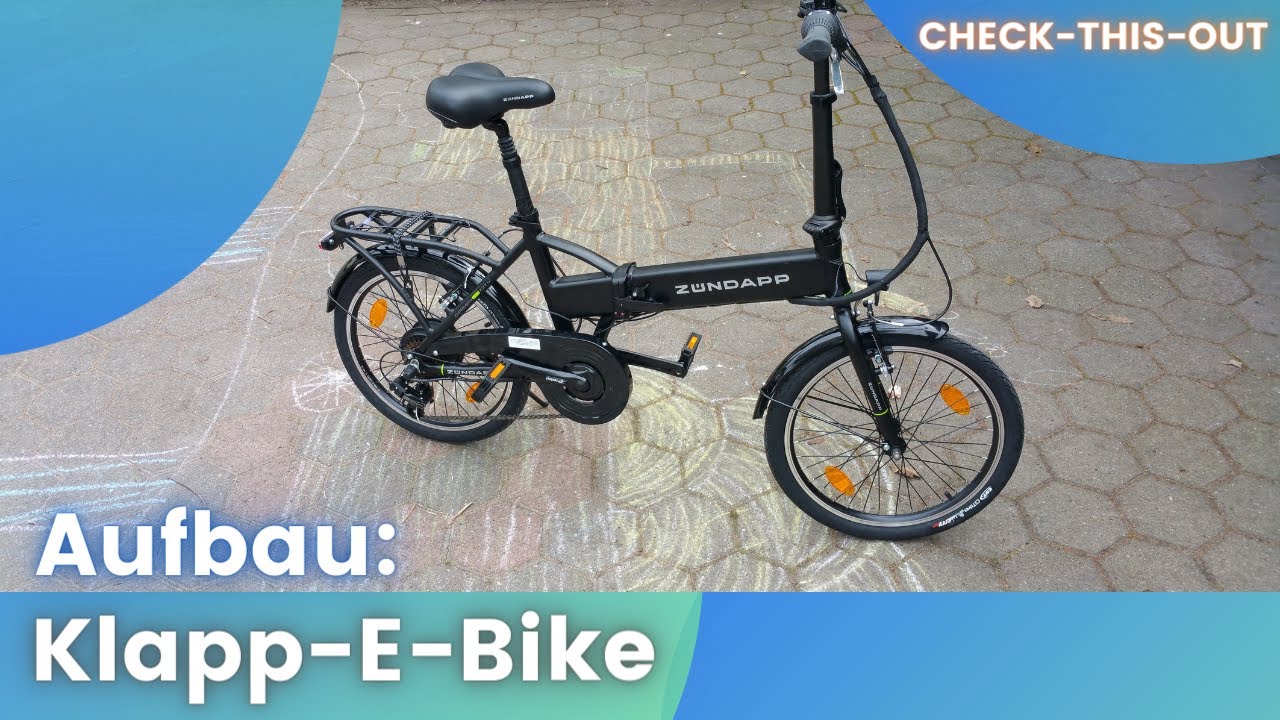 Aufbau: Klapp E-Bike