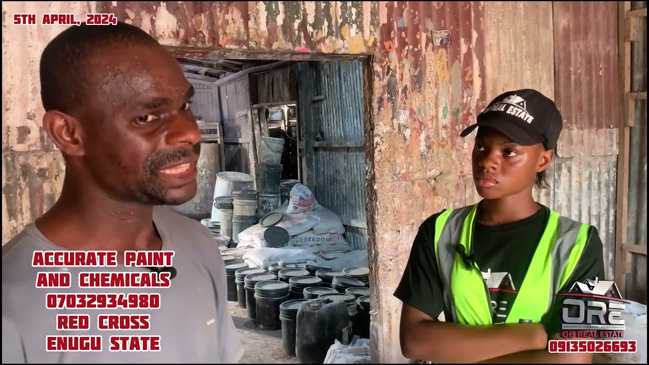 Inside a Local Paint Manufacturing Factory in Nigeria