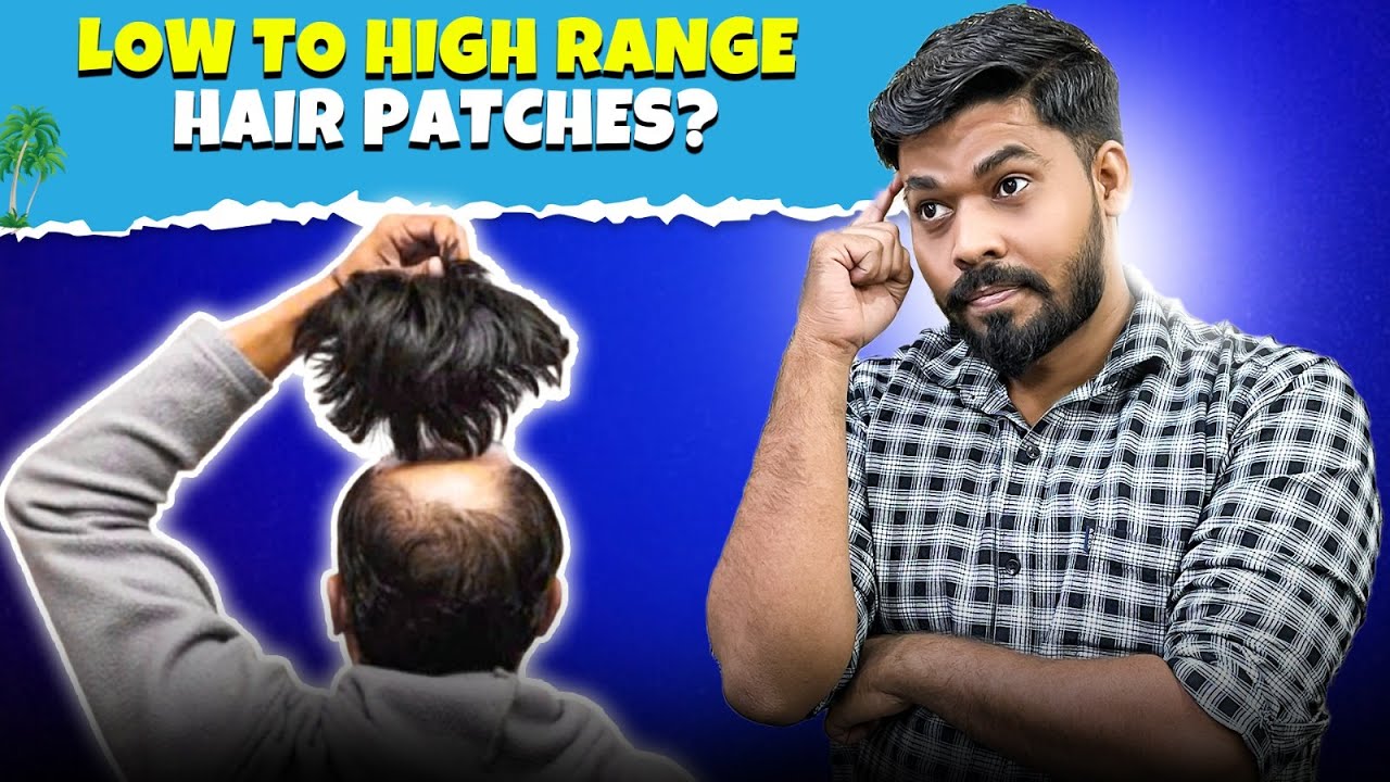 Low to high range hair&nbsp;patches difference || Cheapest Hair patch Shop in Delhi || Hair patch market