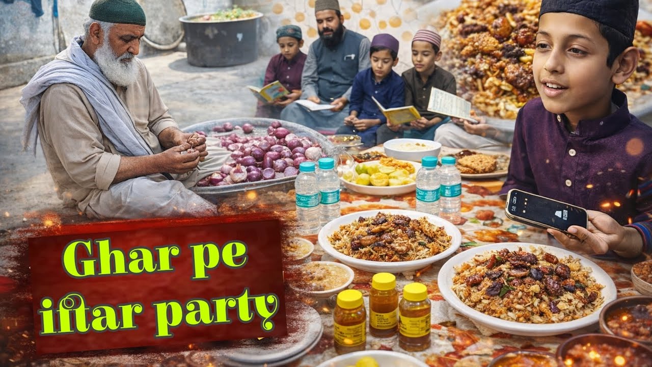 ||Ghar pe iftar party ✨💜✨||Ramzan vlog ||#trending#youtube#viral video#iftar party#family#day#namaz
