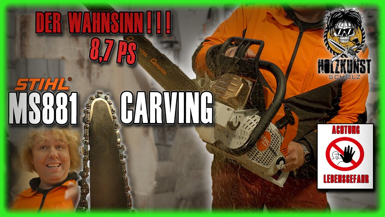 STHIL MS881 als Carving Umbau? | das geht doch schief | Locke bändigt das Biest