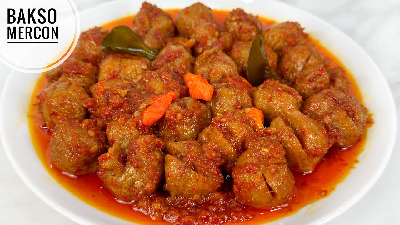 RESEP BAKSO MERCON SUPER PEDAS DAN NAMPOLSSSSS