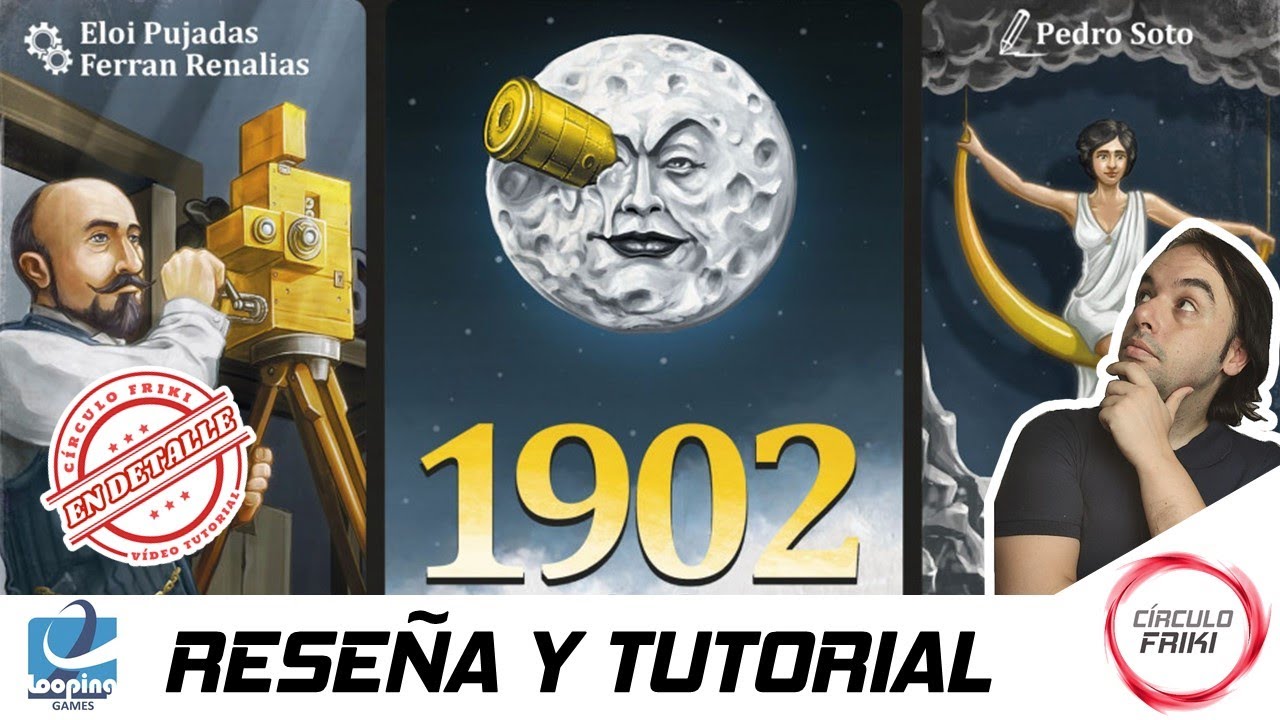 ⭕ 1902 Méliès 🎬 Reseña, Cómo se juega / Tutorial 🎬 Juego de mesa - Looping Games