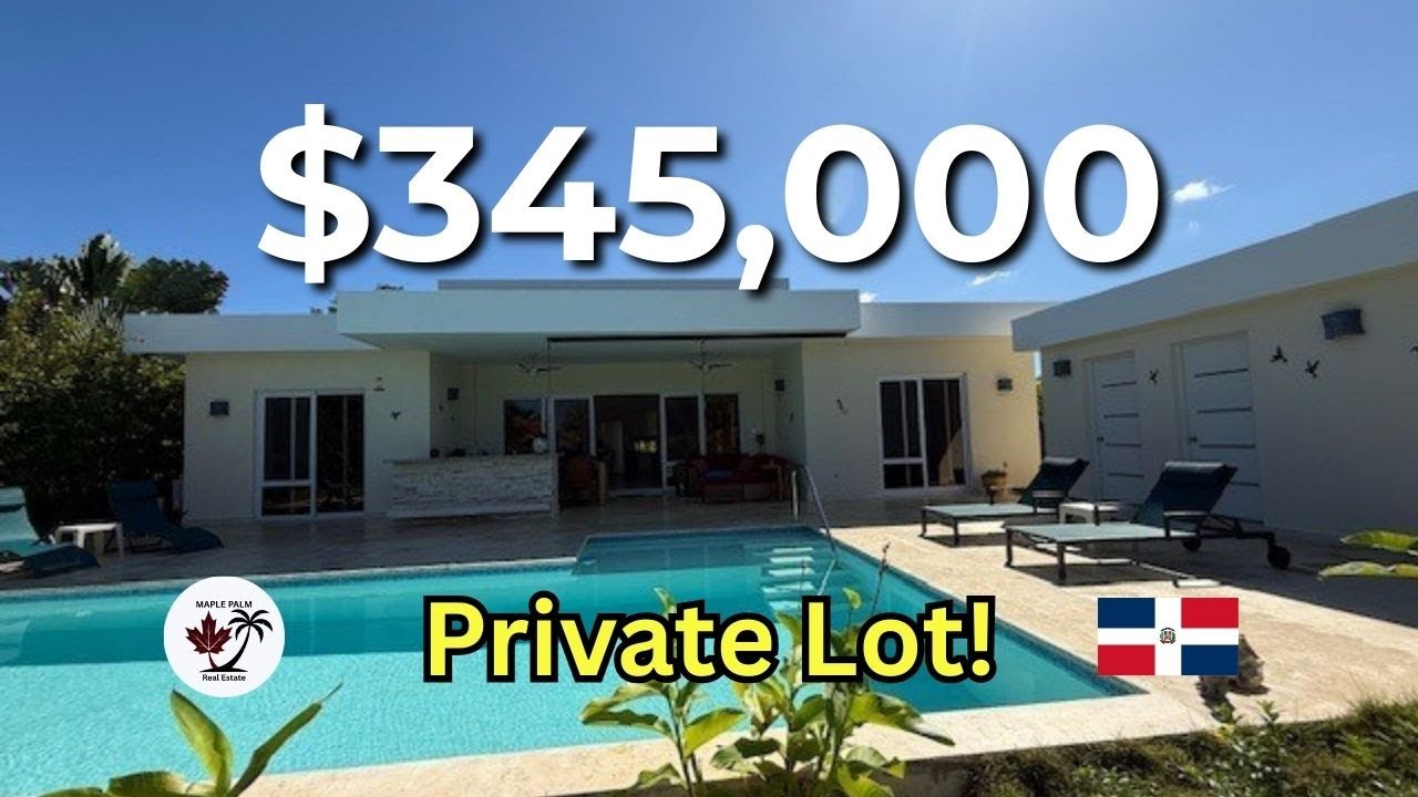 Modern Villa for Sale in Sosúa | Casa Linda Sunseeker w/ Large Pool