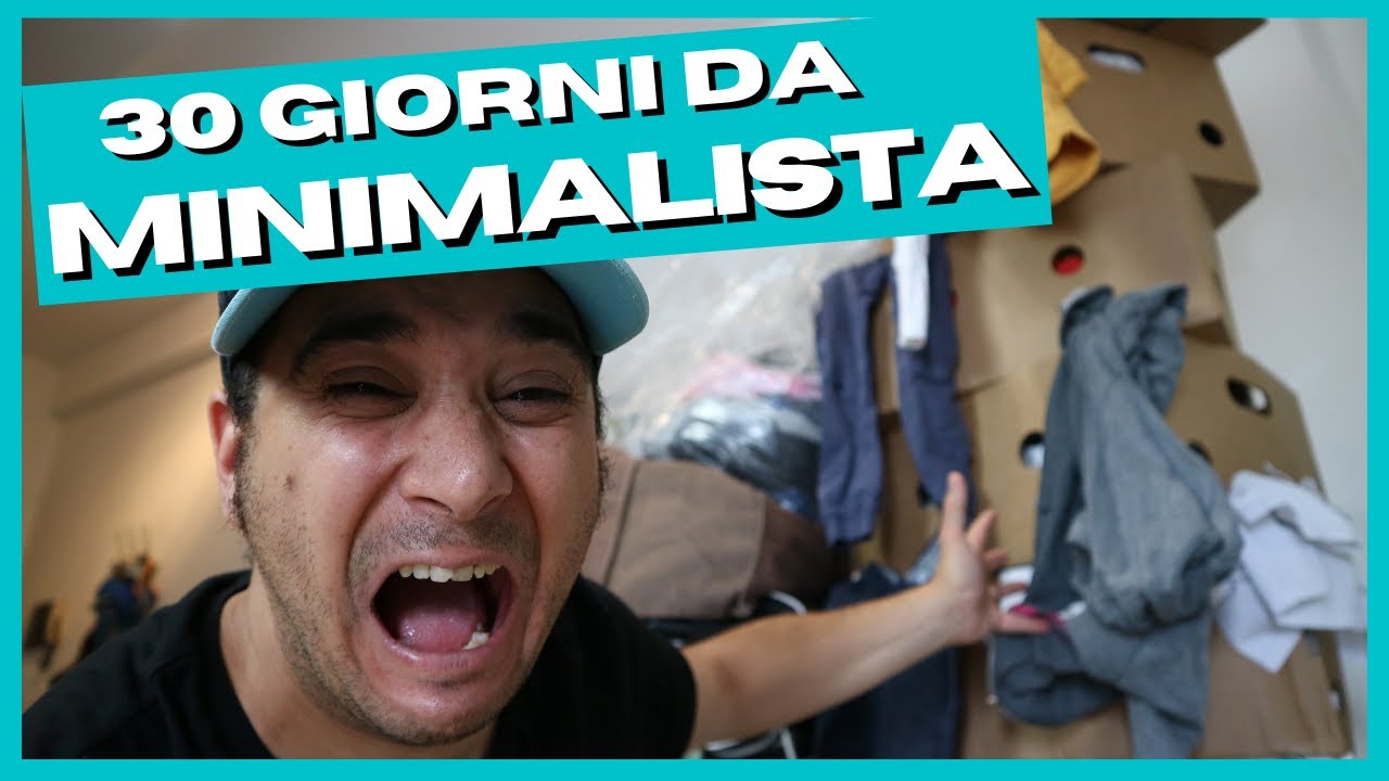 MINIMALISMO |  30 giorni da minimalista | DECLUTTERING