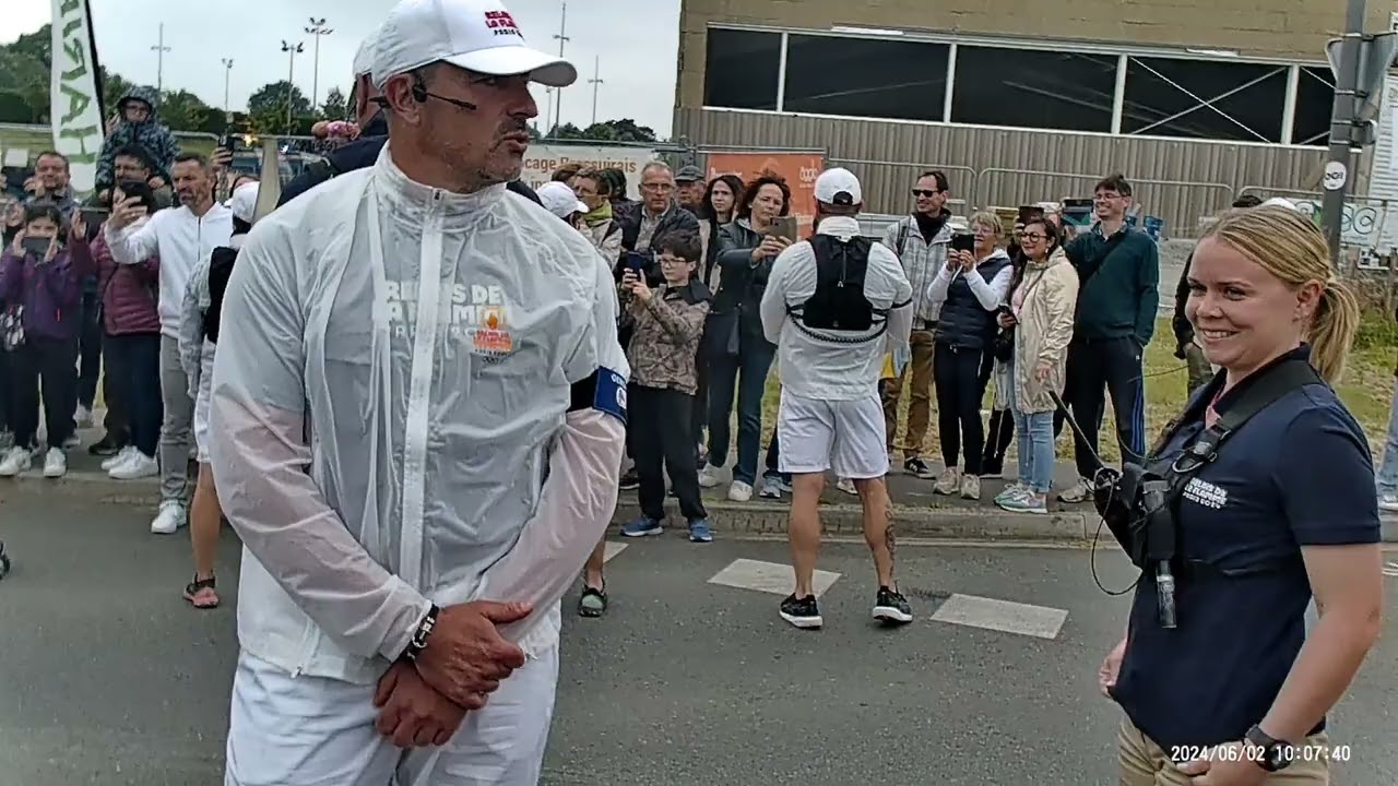 RELAI DE LA FLAMME OLYMPIQUE BRESSUIRE 02 JUIN 2024 Séquence 1